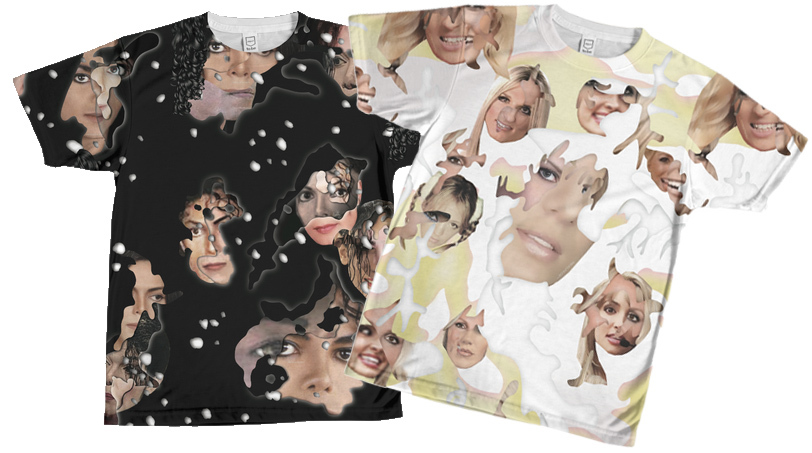 T-shirt Realface Glamouflage Britney Spears