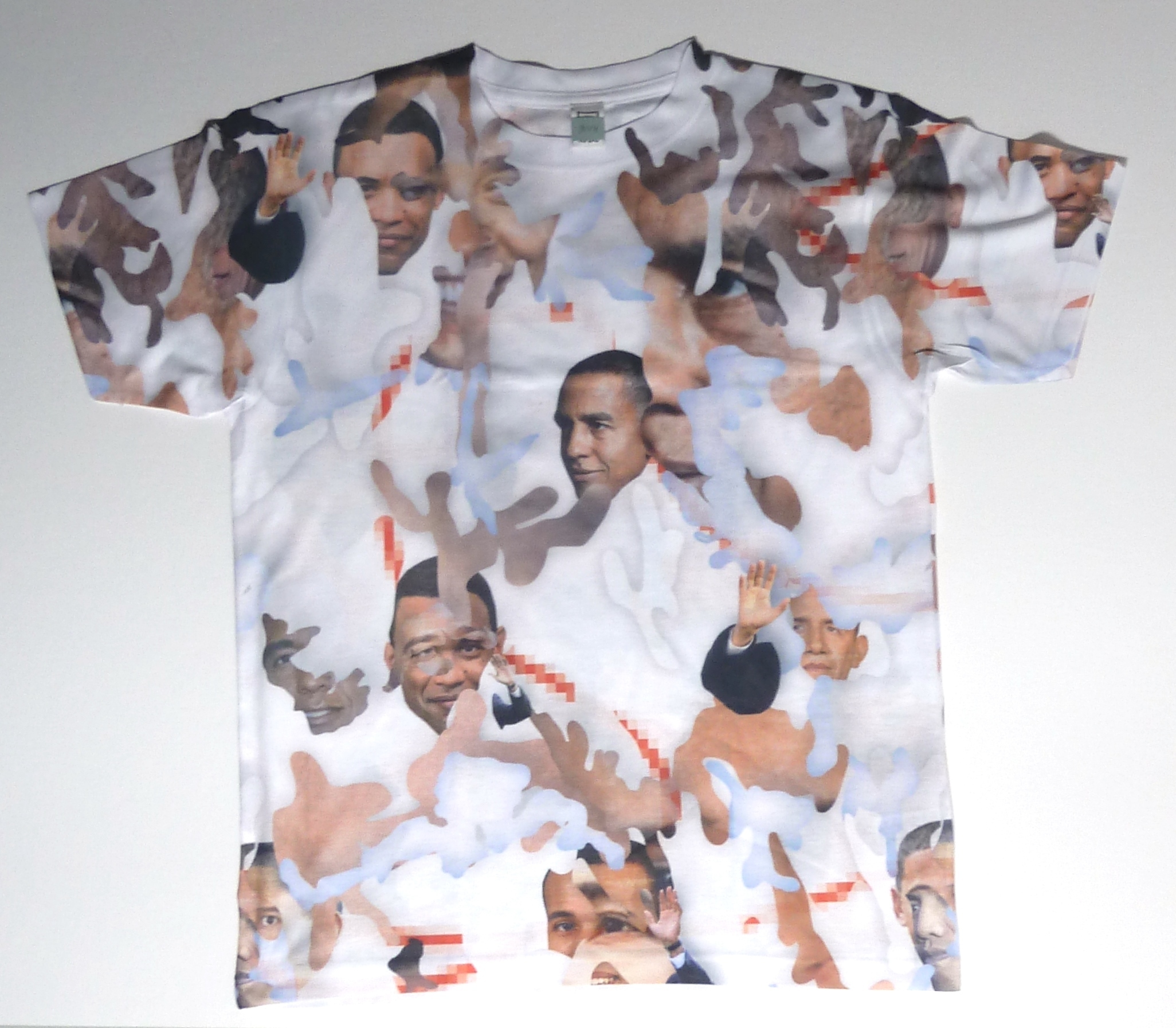 T-shirt Realface Glamouflage Barack Obama