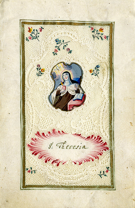 S. Theresia, afgebeeld als Carmelites